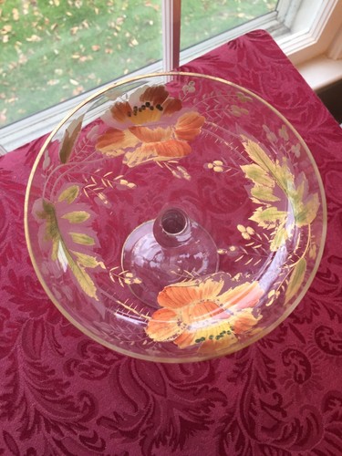 Antique moser gilt enamel - ,
