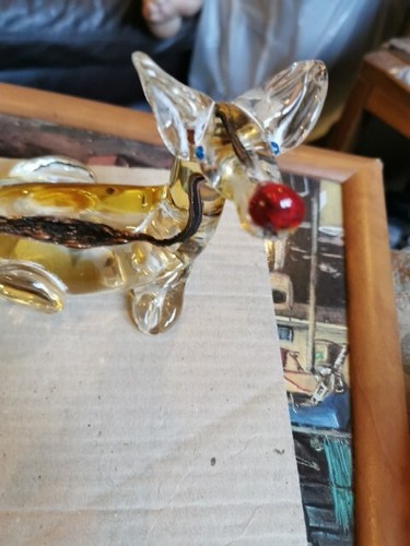 Rare murano art glass large - glass,