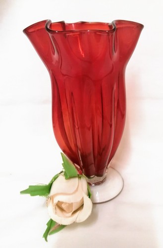 Ruby red hand blown - hand,