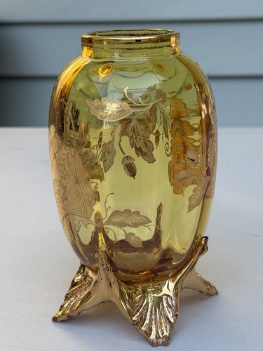 Antique bohemian amber art - antique,