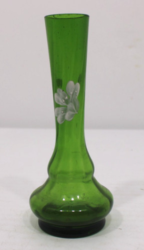 Antique hand blown floral - blown, &
