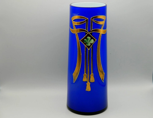 Antique art nouveau blue - nouveau, glass