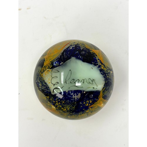 Antique art glass paperweight - antique,