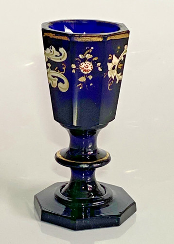 Antique c1760 bohemian cobalt - antique,