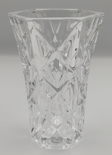 Hexagonal vintage lead crystal - vintage,