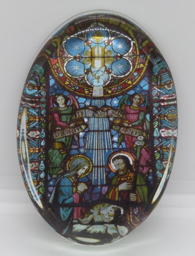 Clear glass vintage art - clear,