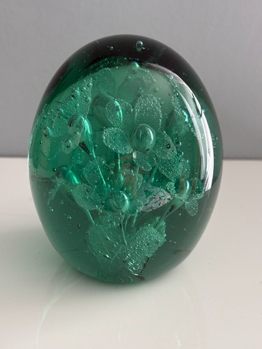 Antique victorian green glass - green,