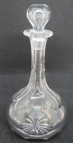 Clear cut glass vintage
