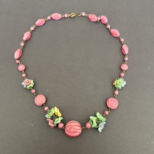 Vintage art deco czech - art, pink
