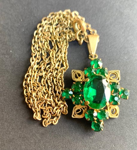 Vintage 1940s 1950s emerald - 1950s,