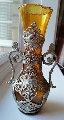 Antique vase art deco - ,, amber