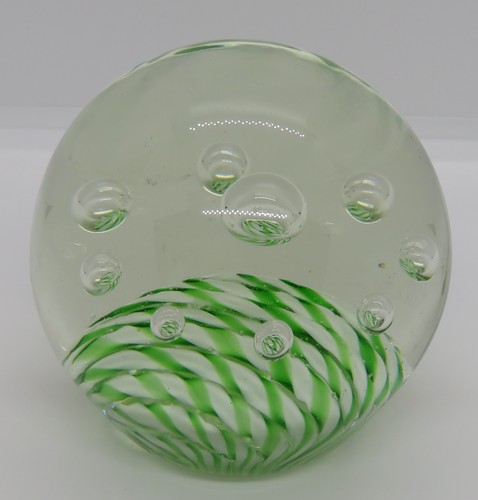 Clear green glass vintage - clear, &