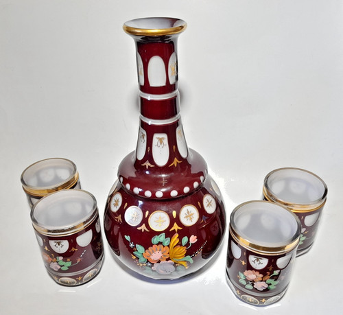 Antique bohemian ruby cut - bohemian,