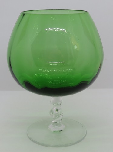 Green glass vintage art - art, deco