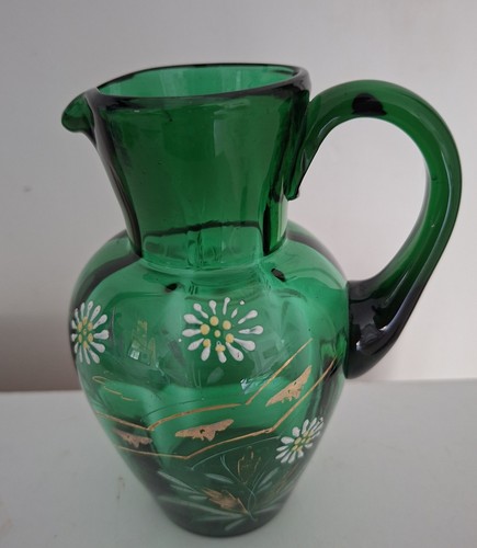 Victorian green glass - victorian,