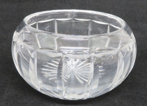 Clear cut glass - , vintage