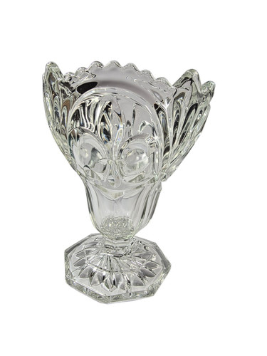 Antique glass vase art - vase,