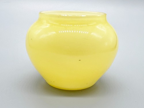Antique yellow satin glass - yellow,