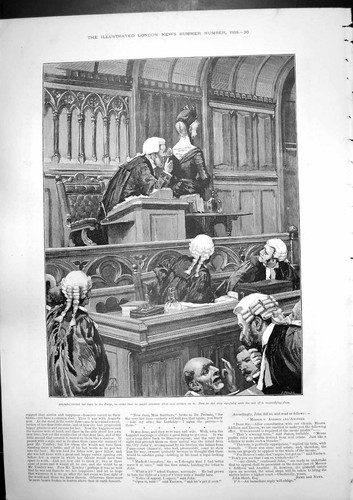Antique old print augusta - old,