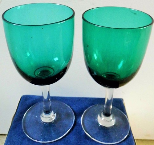 Bristol green pair antique - pair,