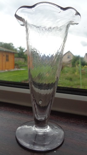 Victorian wrythen glass fluted - victorian,