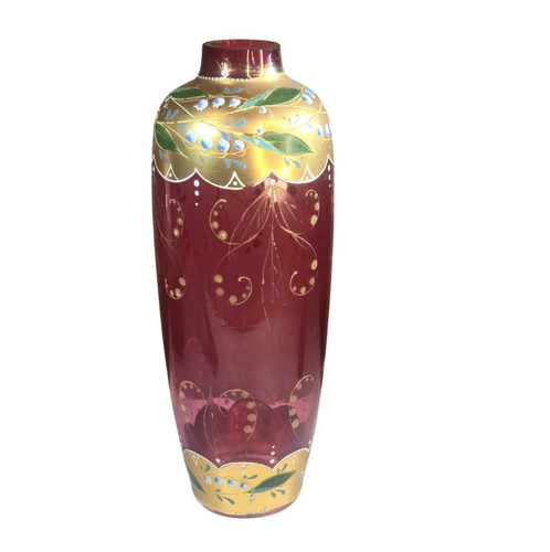 Antique moser cranberry - antique, art