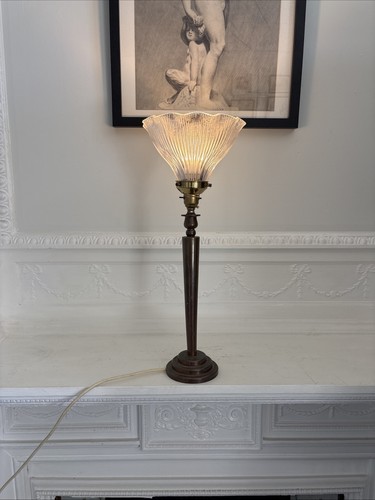 Art deco brass table - table, on