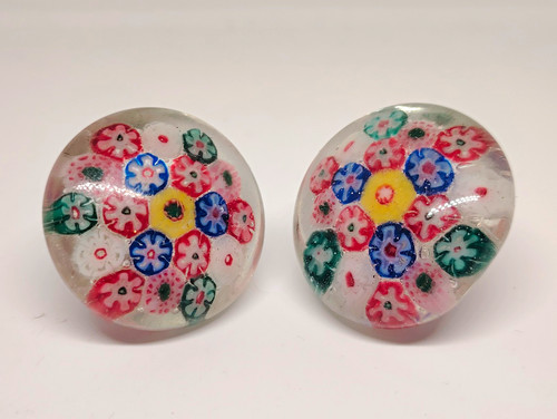 Antique paperweight buttons - antique,