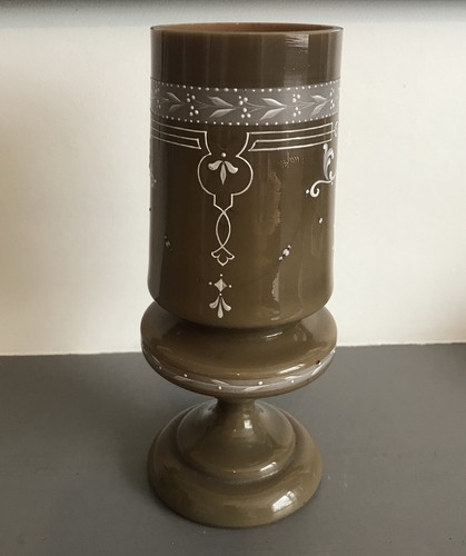 Antique bohemian painted - bohemian,