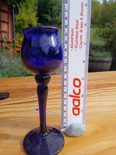 Bristol blue glass small