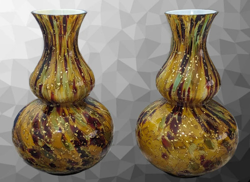 19th century pair murrhina - pair, of