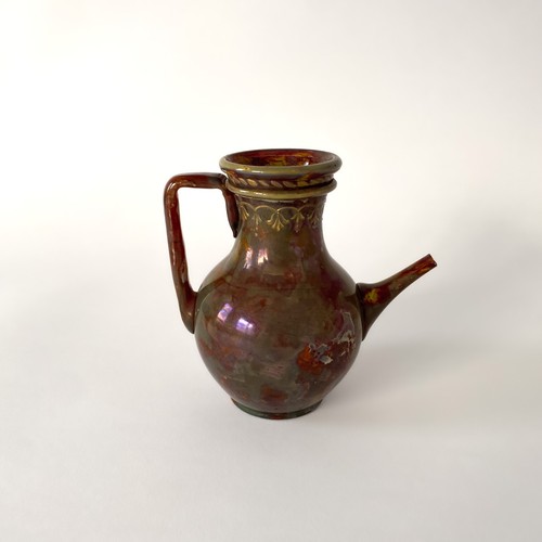 Pitcher art nouveau glass - art,