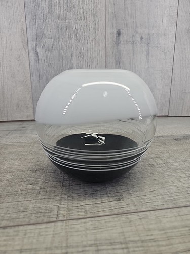 Antique art glass sphere - glass, orb
