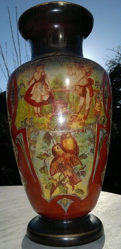 C1880 antique art - art, glass