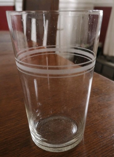 Antique art deco - glass, tumbler