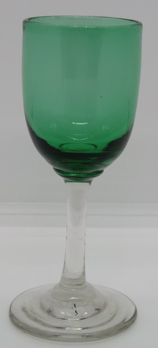 Green glass vintage - , victorian