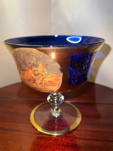 Antique bohemian art glass - antique,