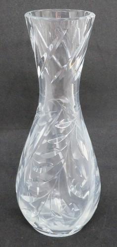Clear cut glass vintage art - clear,