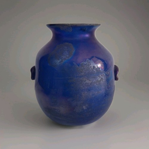 Blue art deco vase antique - blue,