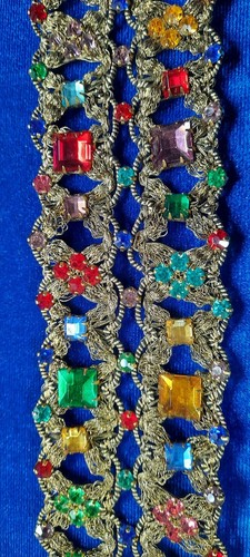 Czech glass belt - , art