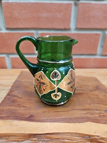 Antique czech bohemian - czech, green
