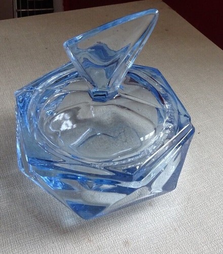 Antique art deco cut - cut, glass