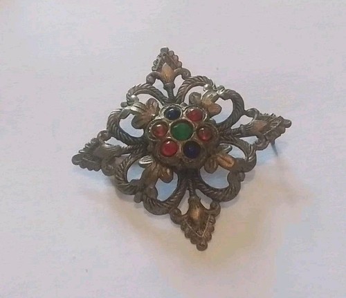 Antique czech brass filigree - czech,
