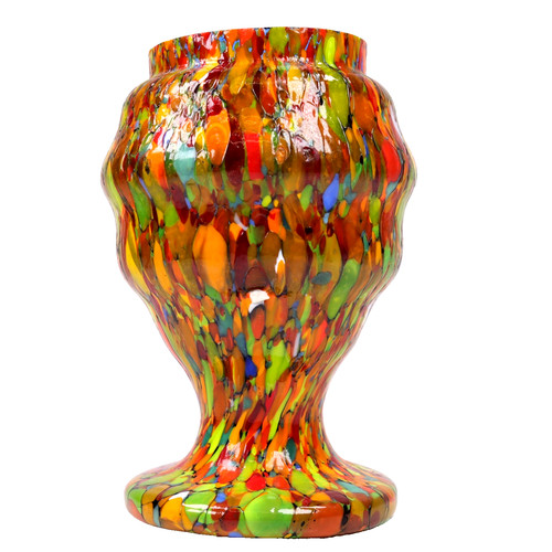 Antique splatter glass - antique,