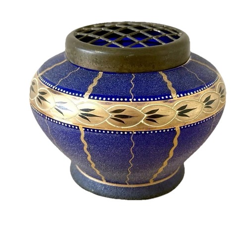 Antique cobalt blue gold - blue, &
