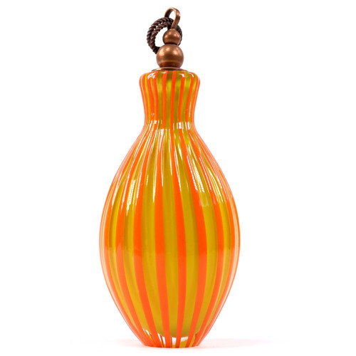 Art glass perfume bottle flask - bottle,