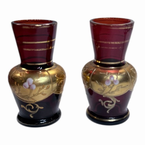 Pair antique bohemian - bohemian,