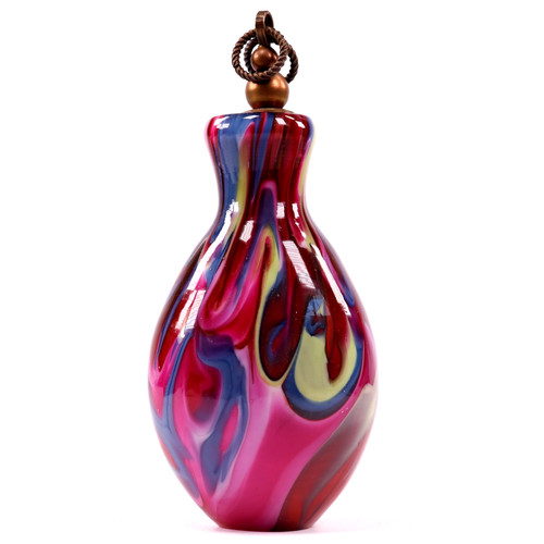 Art glass perfume bottle flask - perfume,
