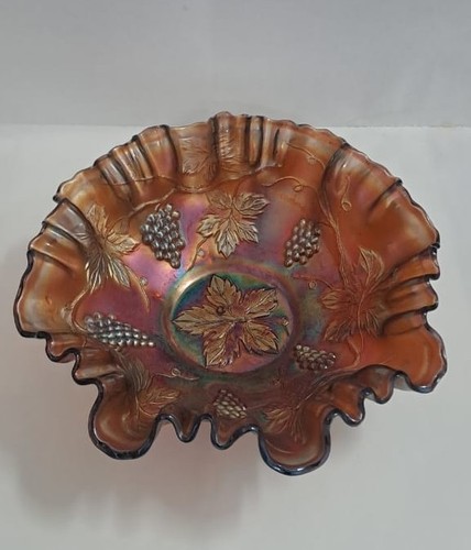 Fenton art carnival glass - art, bowl