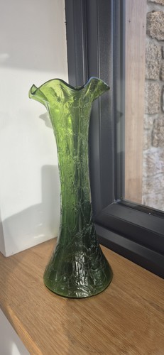 Antique kralik bohemian green - antique,